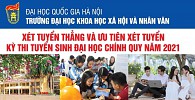 Thông báo xét tuyển thẳng và ưu tiên xét tuyển đại học chính quy năm 2021