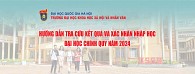 HƯỚNG DẪN TRA CỨU KẾT QUẢ, XÁC NHẬN NHẬP HỌC VÀ KẾ HOẠCH NHẬP HỌC ĐẠI HỌC CHÍNH QUY NĂM 2024